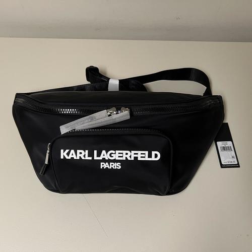 KARL LAGERFELD Paris Voyage Sling Backpack Black One Size