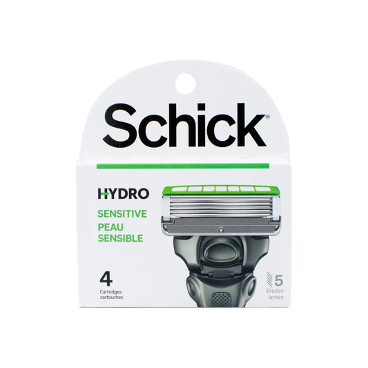 Schick Hydro 5 Blades SENSITIVE 4 Cartridges - New