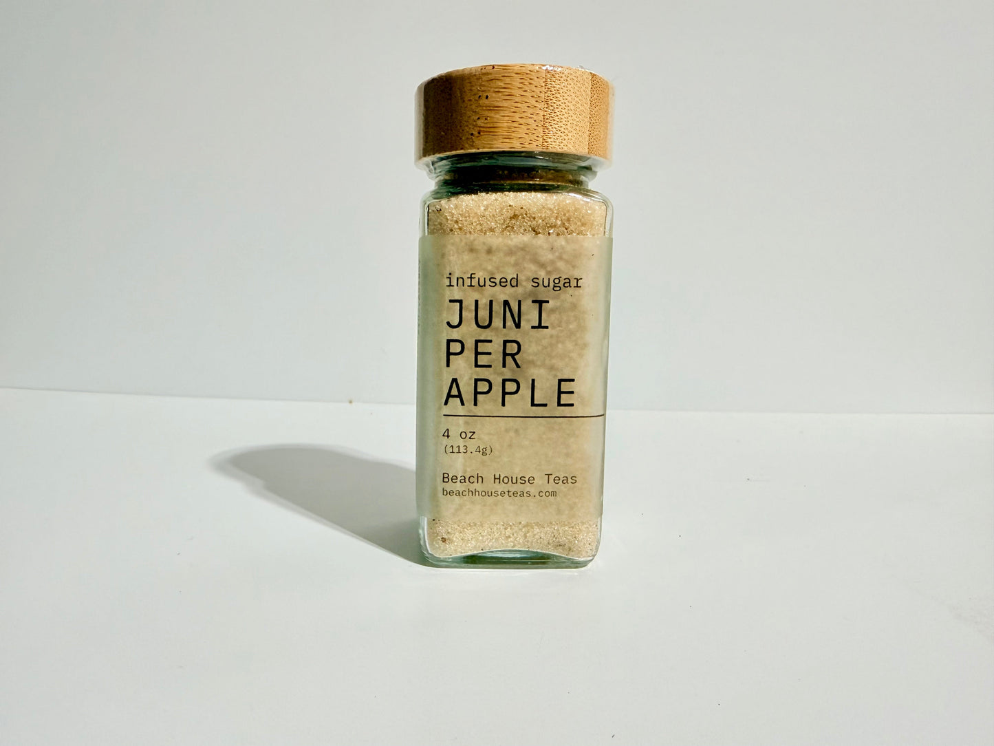 Juniper Apple infused artisan culinary sugar