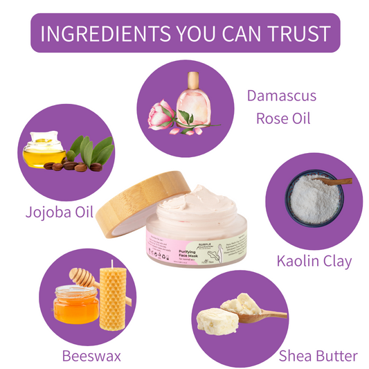 Natural Face Mask – Rose Bliss – Hydrating & Soothing for Glowing Skin