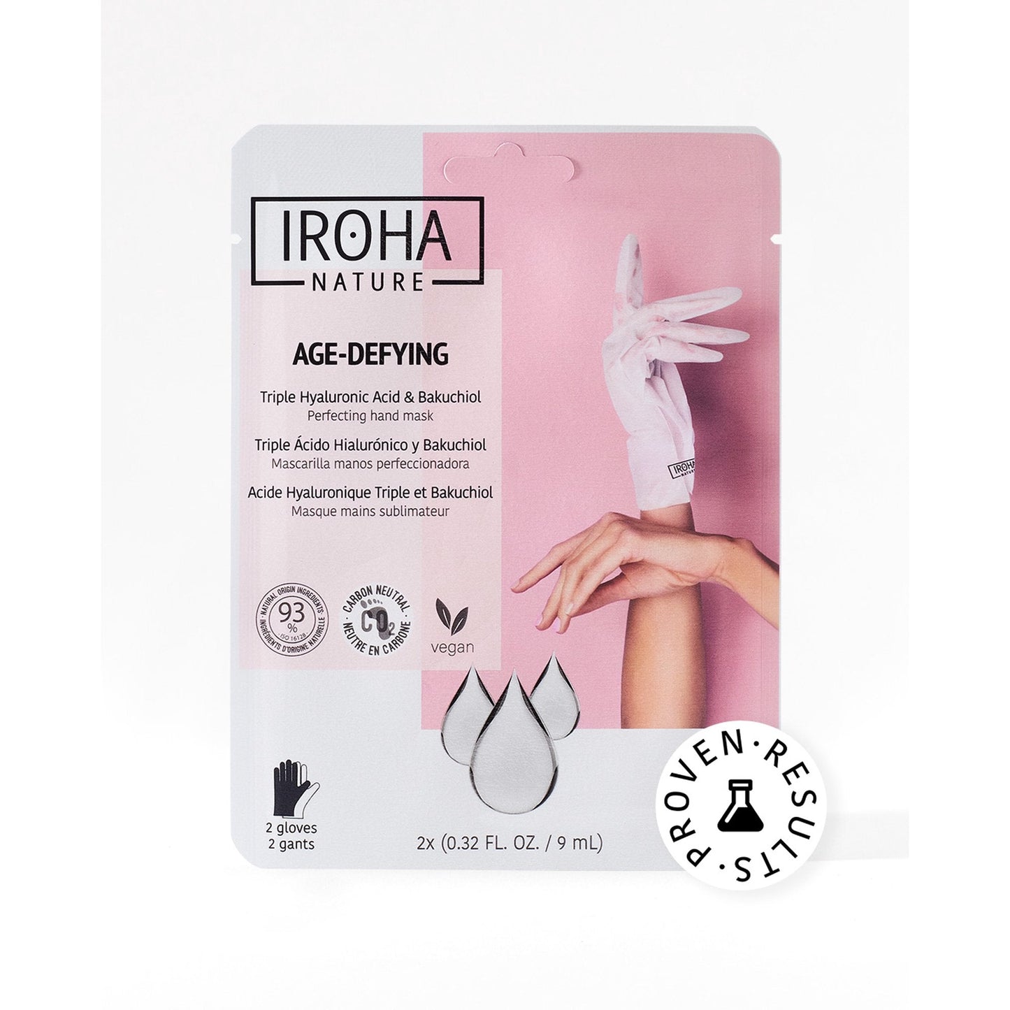 Iroha Nature - Hand Mask Age Defying - Case Of 15 - 0.32 Ounces