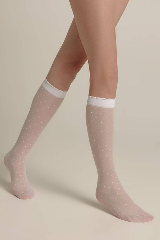 Conte Knee-Highs for girls Dots 20 Den