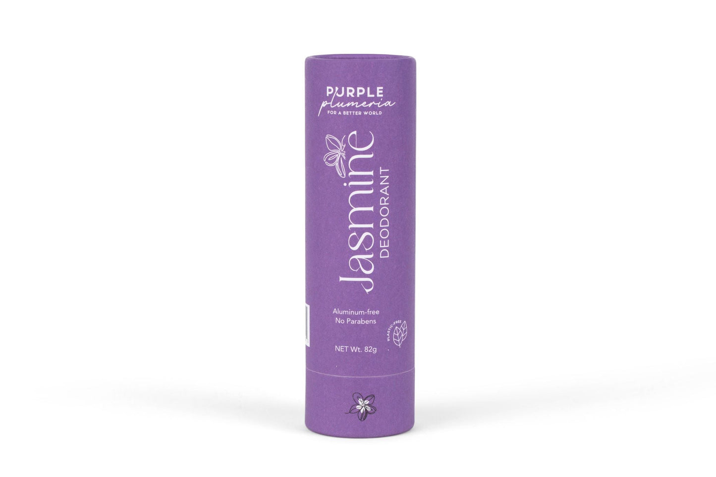 Plastic-Free Deodorant – Aluminum & Paraben-Free – Jasmine, Citrus & Peach Berry Scents