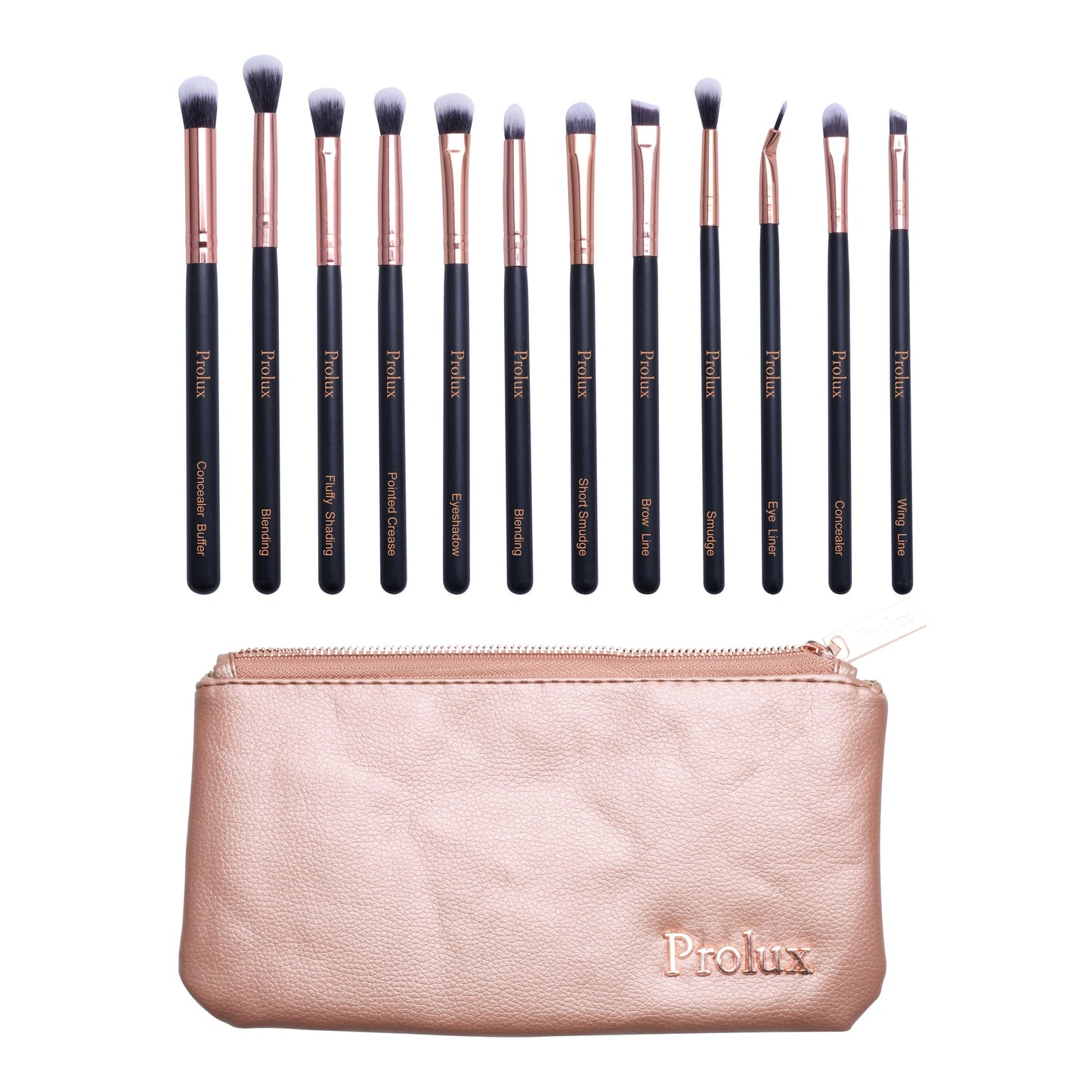 Deluxe 12 Piece Eye Makeup Brush Set