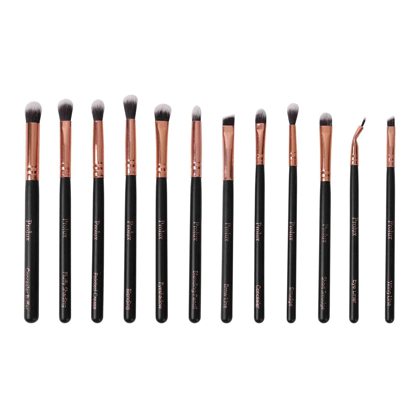 Deluxe 12 Piece Eye Makeup Brush Set