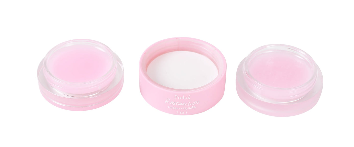 Rescue Lips : Lip Mask + Lip Scrub 2 in 1