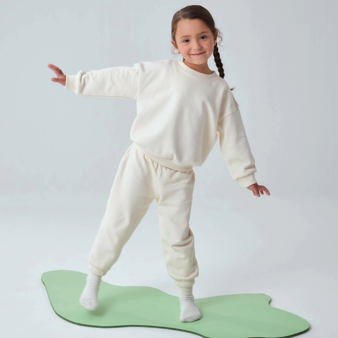 Kids Sweatpants in White