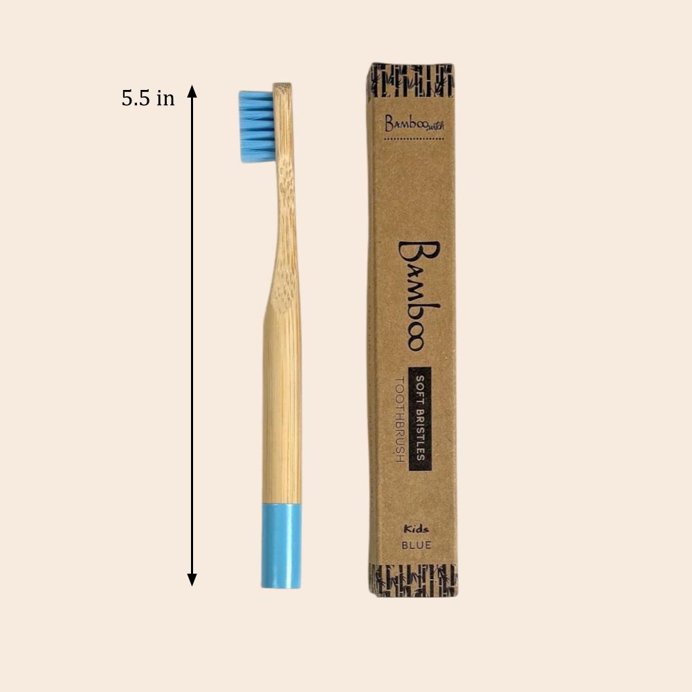 Bamboo Kids Toothbrush | Round Handle