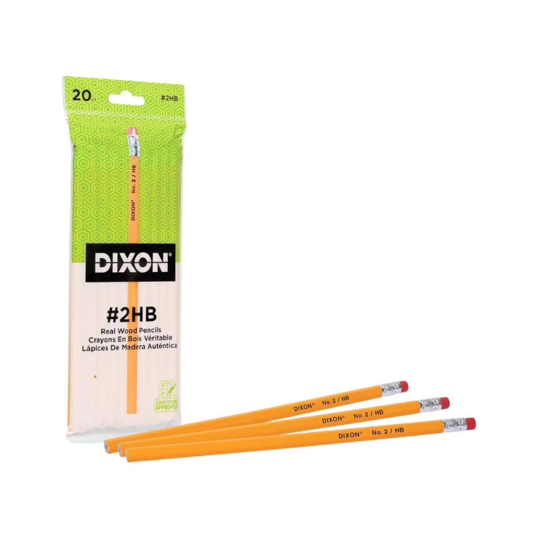 Dixon #2 Woodcase Pencils (20 Pack)