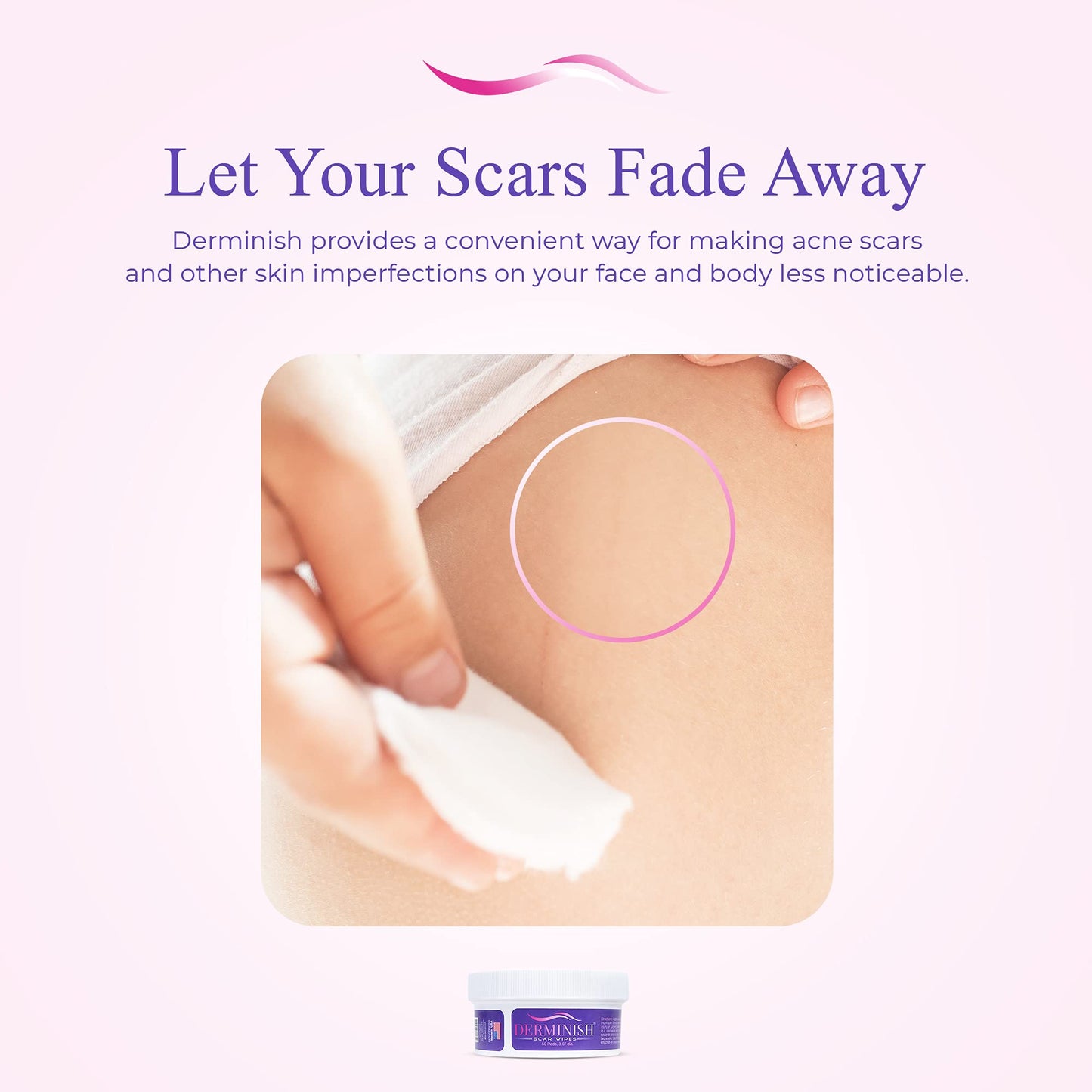 Derminish® Scar Wipes