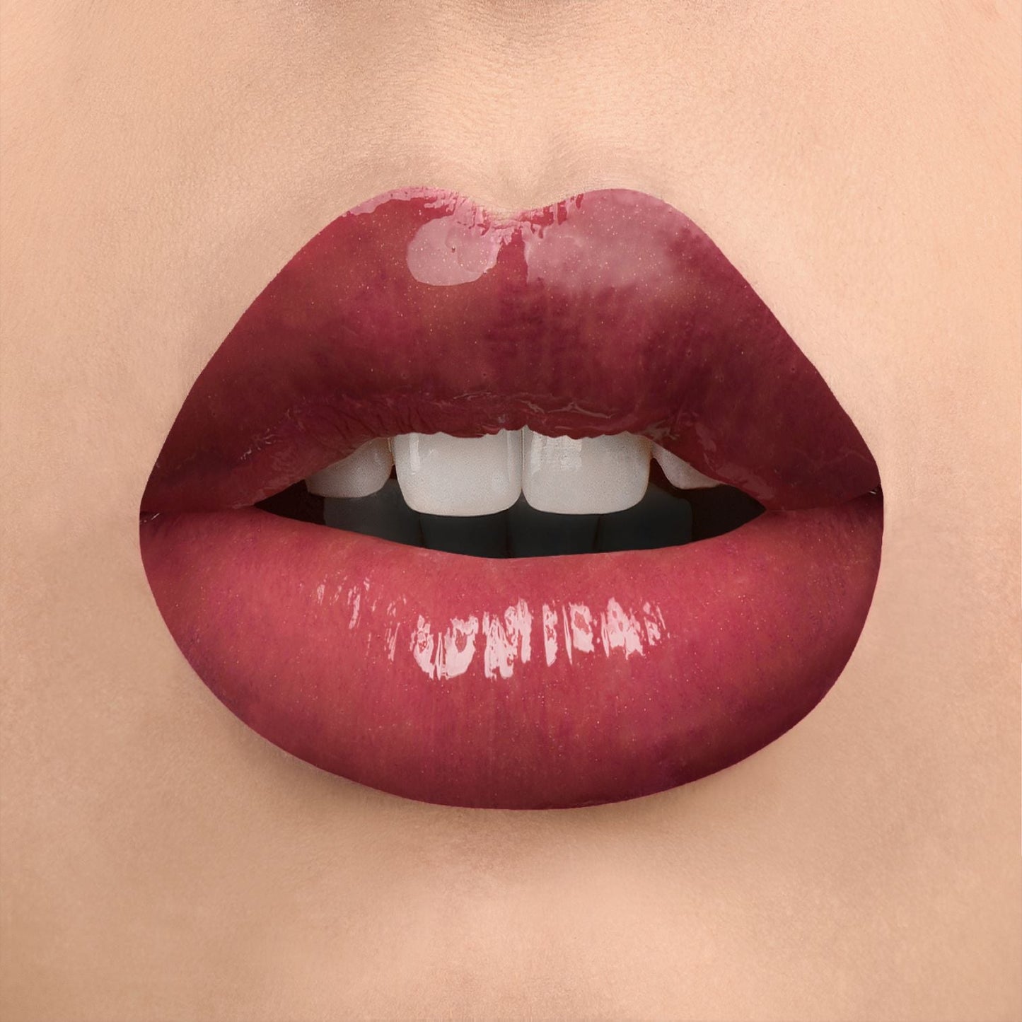 SHADE V3 LUSTRE VINYL FINISH LIPLGLOSS - Medium Berry with Pink undertone
