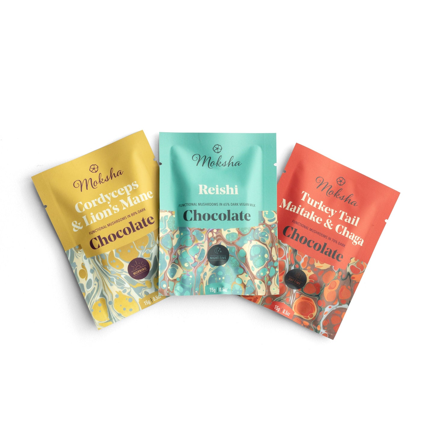 Mushroom Chocolate Tasting Sampler for Energy, Immunity, Rest