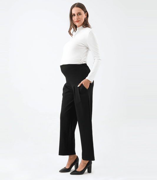 The Wide Leg Maternity Ankle Pant