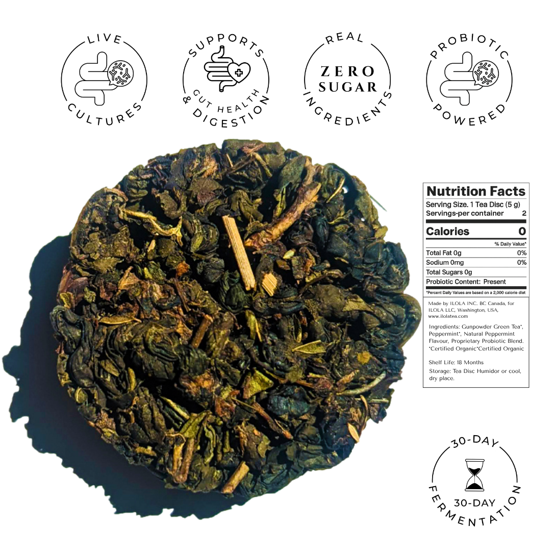 Moroccan Mint No. 26 | Loose Leaf Green Tea Disc