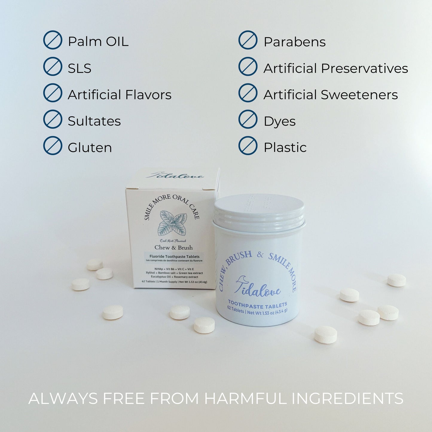 Cool Mint Toothpaste Tablets