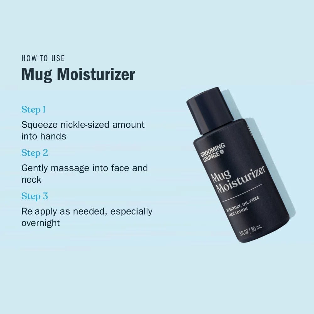 Grooming Lounge Mug Moisturizer -- Oil-Free Men's Face Hydrator