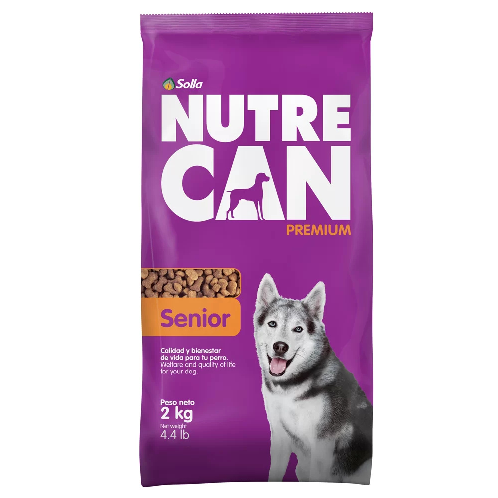 Solla Nutrecan Premium Senior Dog Food (4.4 lb / 2 kg)
