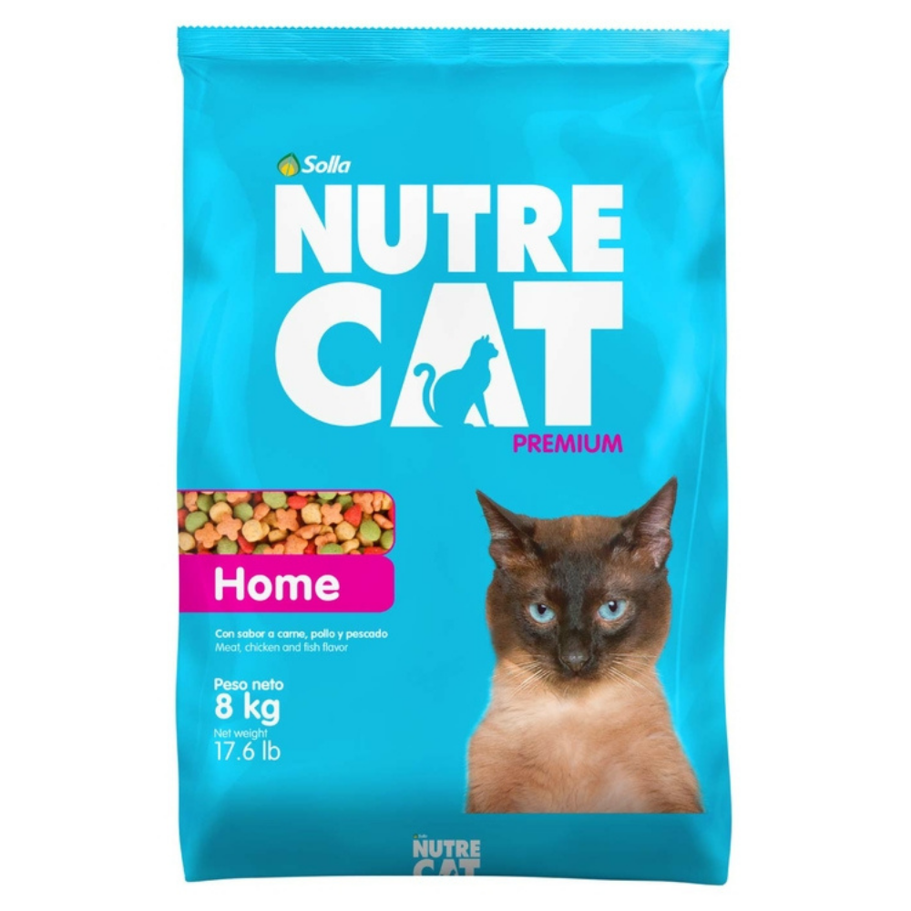 Solla Nutrecat Premium Home Cat Food (17.6 lb / 8 kg)