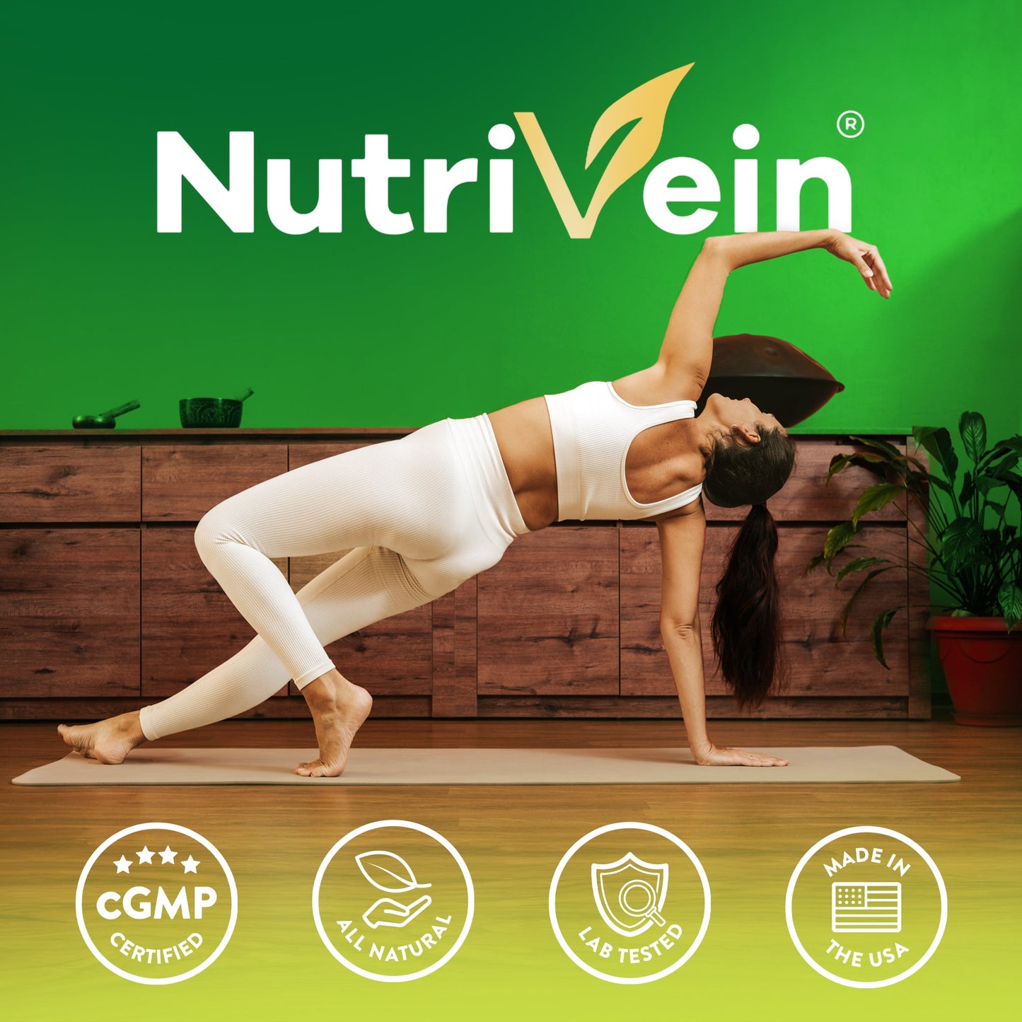 Nutrivein Whole Food Multivitamin for Men & Women – 120 Vegan Multivitamin Caps for Adults