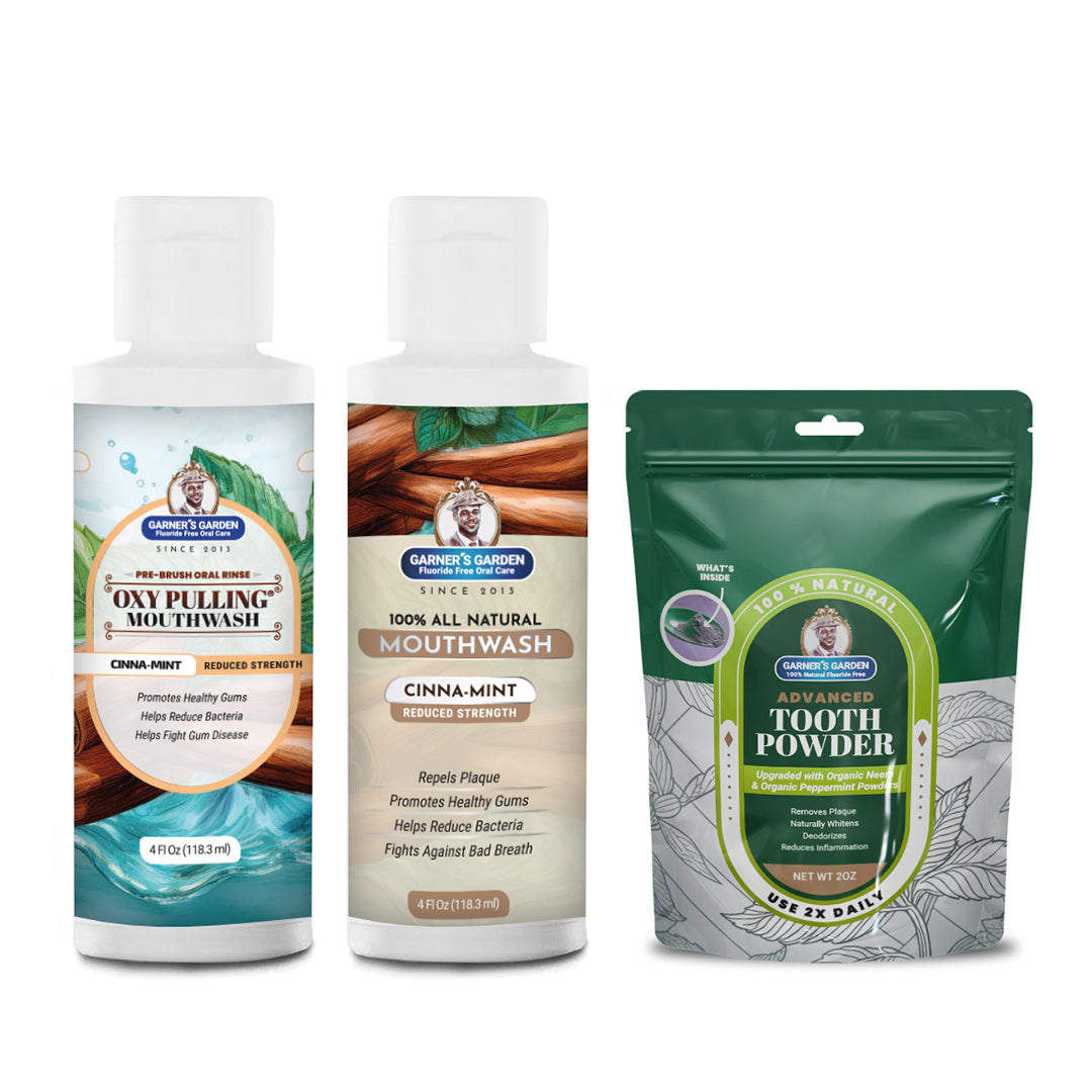 Travel Sized Oral Care Trio | Trio | H2O2 | Fluoride Free