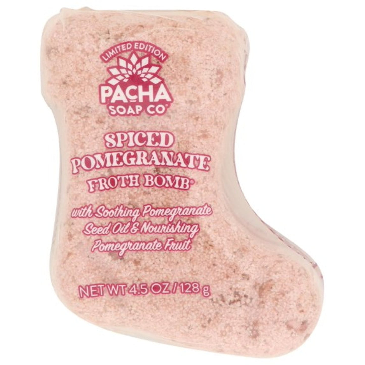 PACHA Soap Co. Froth Bomb, Spiced Pomegranate