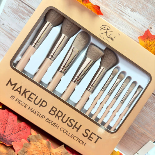 Makeup Brush Set - 10 Piece Makeup Brush Collection