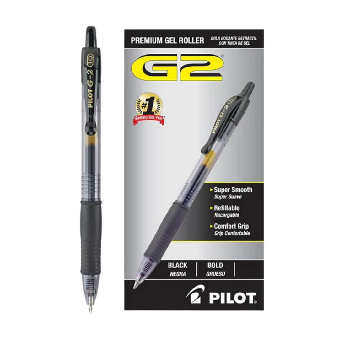 Pilot G2 Premium Gel Roller Pen (0.7 mm, Black)