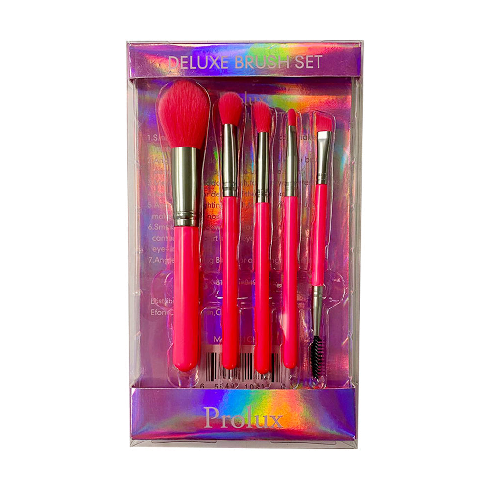 Deluxe 5 Piece Neon Brush Set
