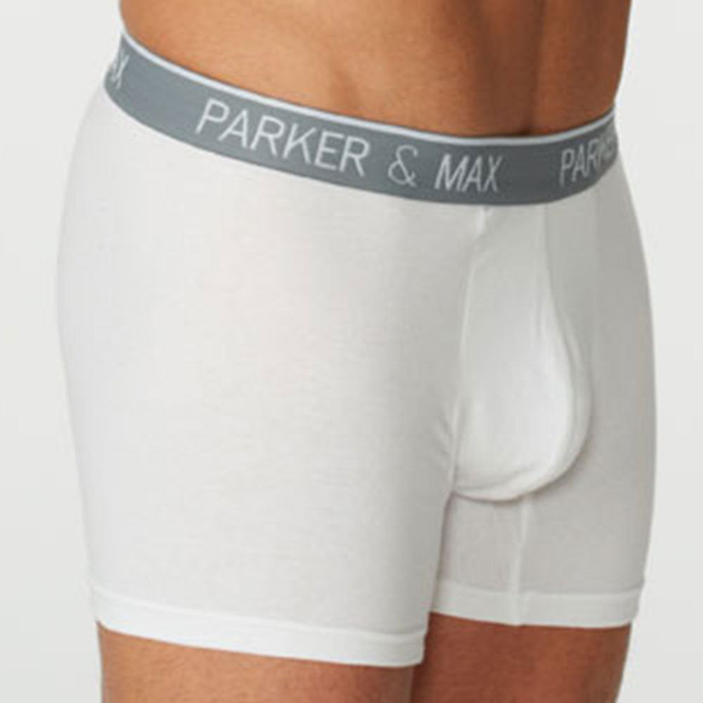 Parker & Max PMFPCS-B1 Classic Cotton Stretch Brief Heather