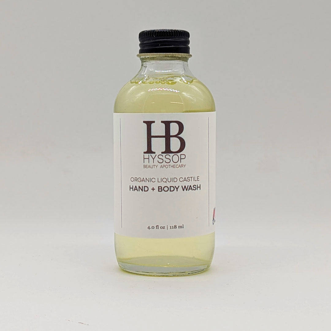 Organic Liquid Castile Hand + Body Wash / Soap