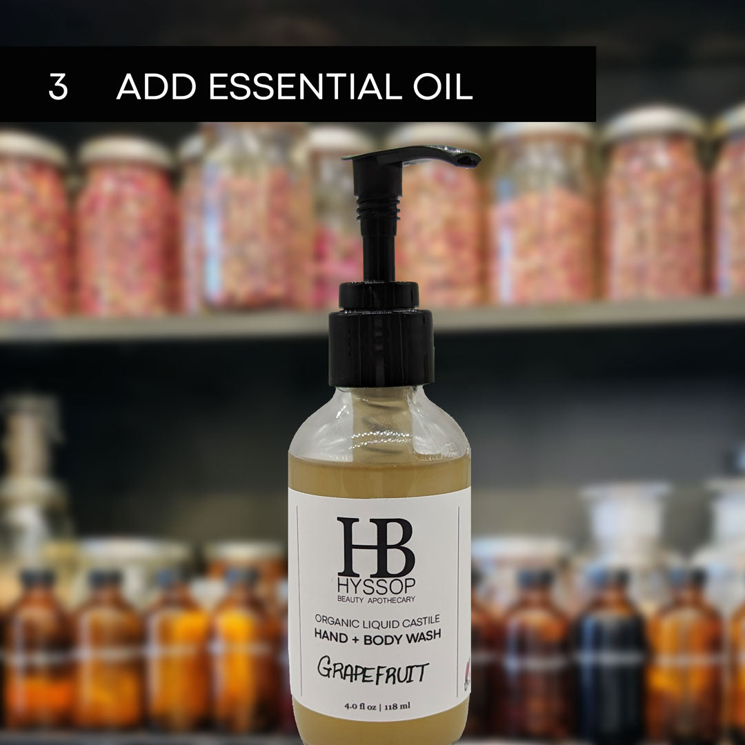 Organic Liquid Castile Hand + Body Wash / Soap
