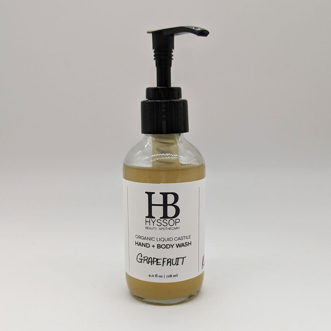 Organic Liquid Castile Hand + Body Wash / Soap