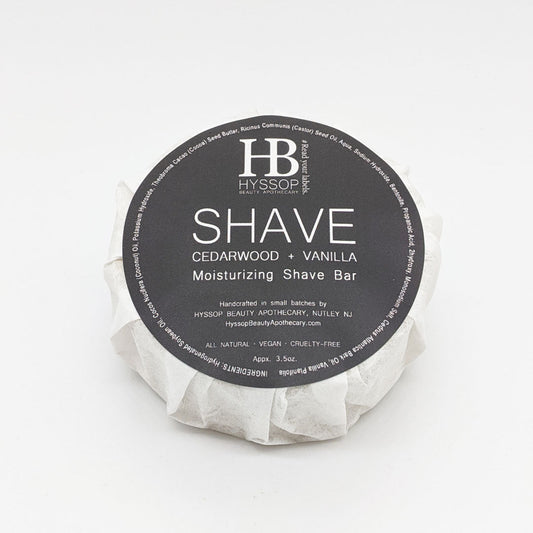 Moisturizing Shave Bar (Cedarwood + Vanilla)