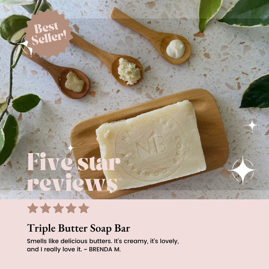 Triple Butter - Shea | Kokum | Mango - Soap Bar