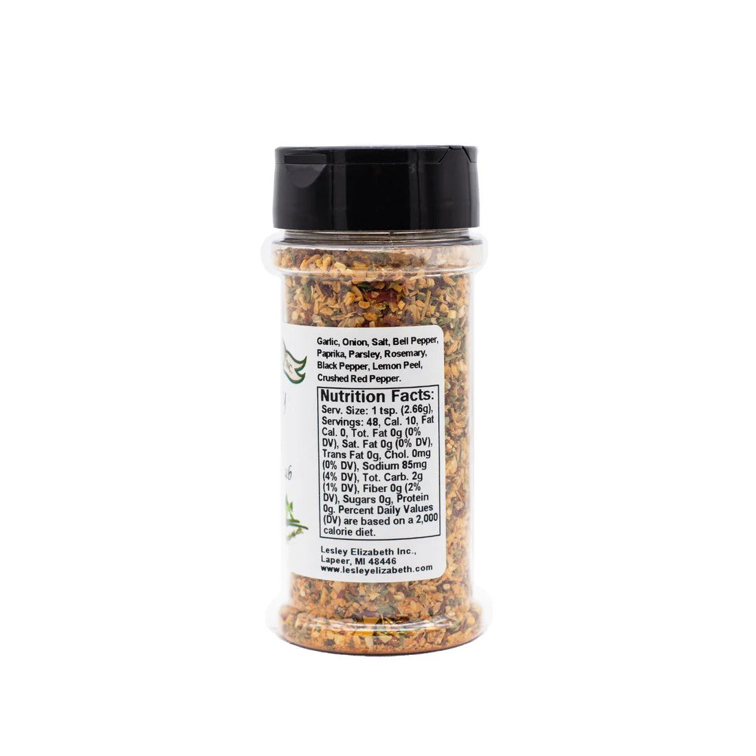 Lesley Elizabeth Rosemary & Garlic Seasoning & Rub, PET (250mL)