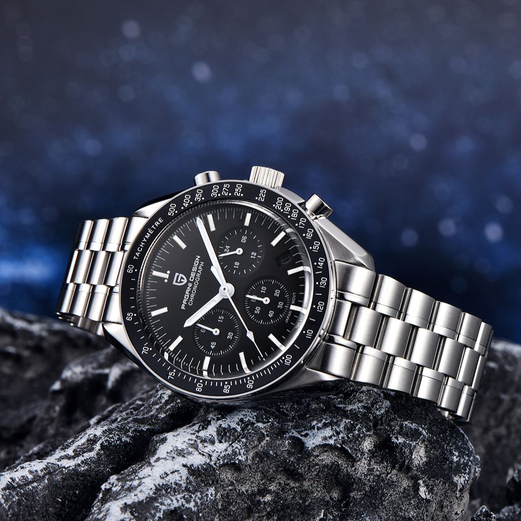 2023 New Men's Speed ChronoLux Quartz Watch: Luxury, Performance, and Elegance with Automatic Date and Sapphire Mirror