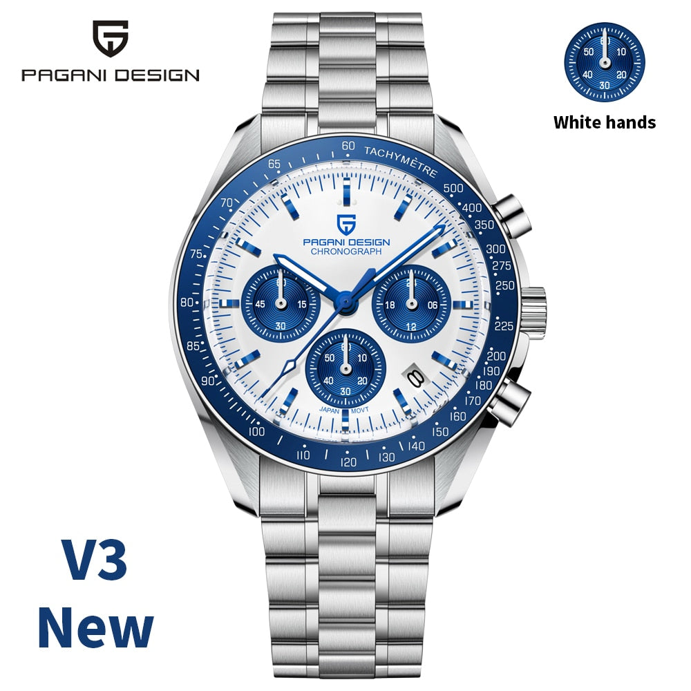 2023 New Men's Speed ChronoLux Quartz Watch: Luxury, Performance, and Elegance with Automatic Date and Sapphire Mirror