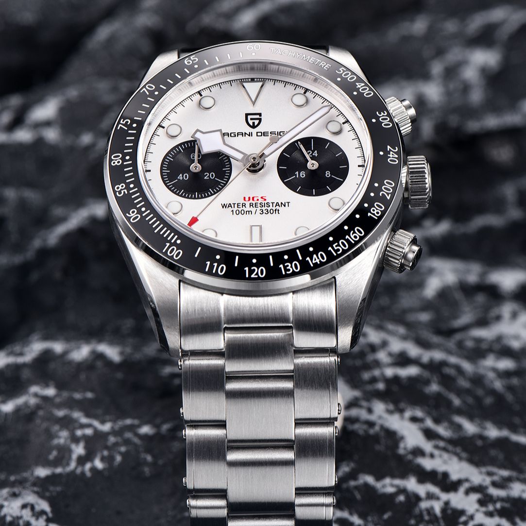 Elevate Your Style: Unveiling the 2023 New BB Panda Retro Sport Chronograph Luxury Quartz Watch for Men with Sapphire Mirror and 10Bar Waterproof Design
