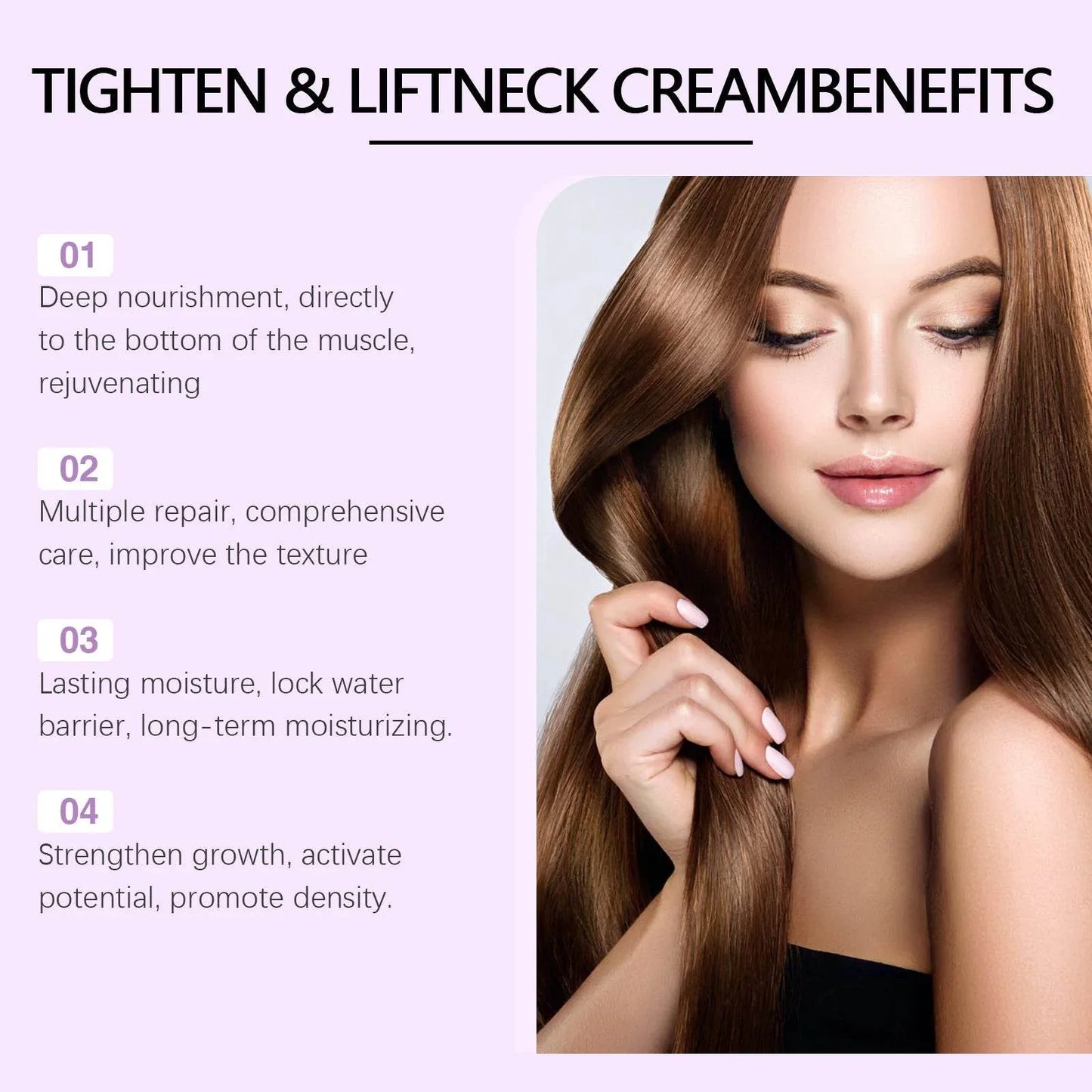 Black Castor Oil Essential Oil Makes Hair Smooth and Shiny. Multi-effect Care Essential Oil Suitable for Body Hair and Eyelashes
