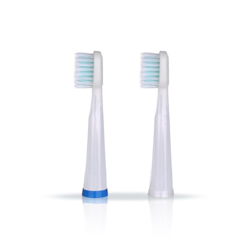 Replacement Toothbrush Heads STRAIGHT - White