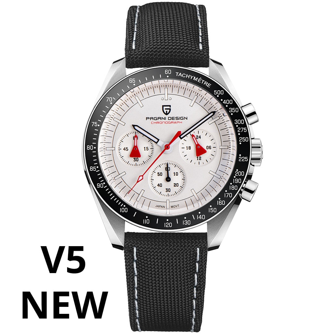 2023 New Men's Speed ChronoLux Quartz Watch: Luxury, Performance, and Elegance with Automatic Date and Sapphire Mirror