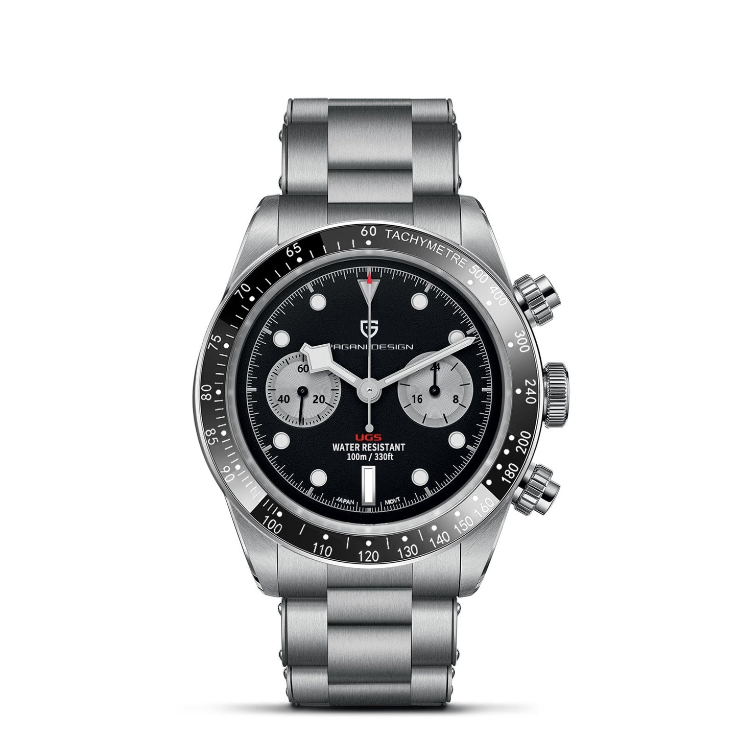 Elevate Your Style: Unveiling the 2023 New BB Panda Retro Sport Chronograph Luxury Quartz Watch for Men with Sapphire Mirror and 10Bar Waterproof Design