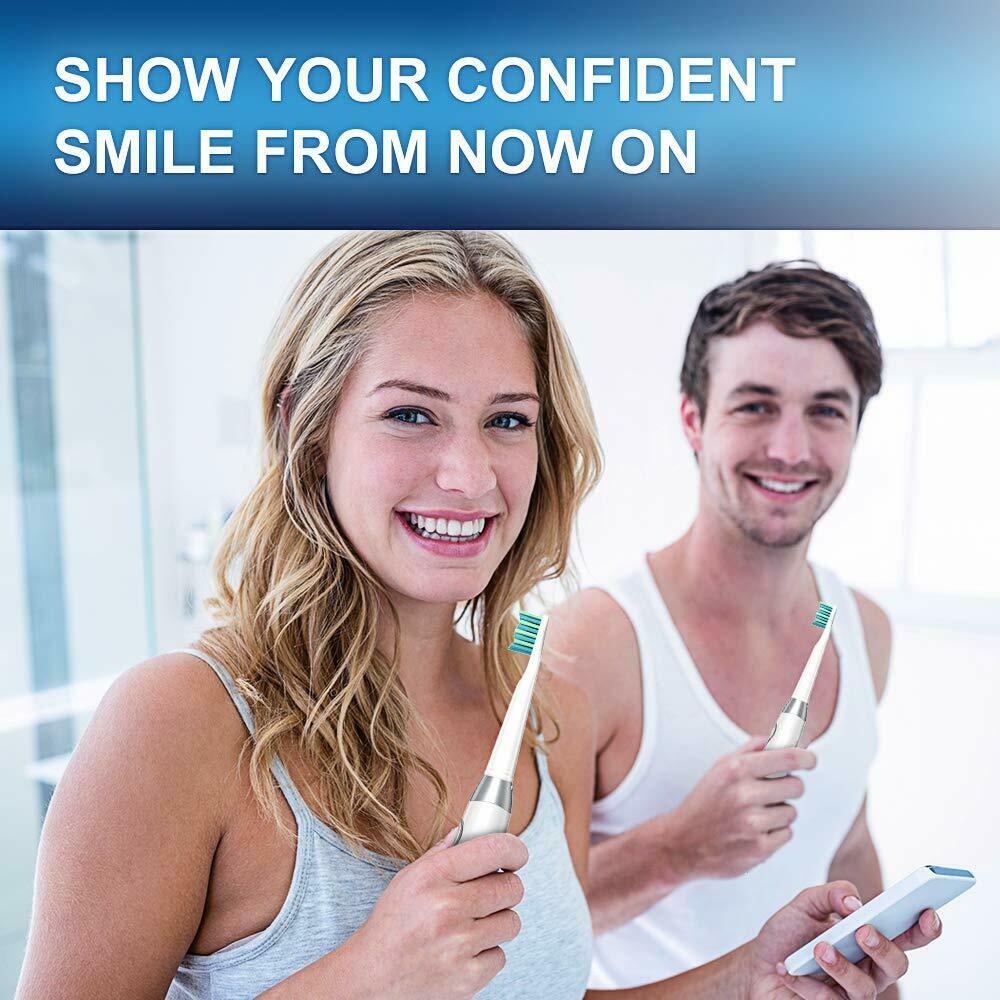 Fairywill Electric Toothbrushes for Adults Kids 5 Modes Smart Timer Rechargeable Whitening Sonic Toothbrush with 10 Brush Heads