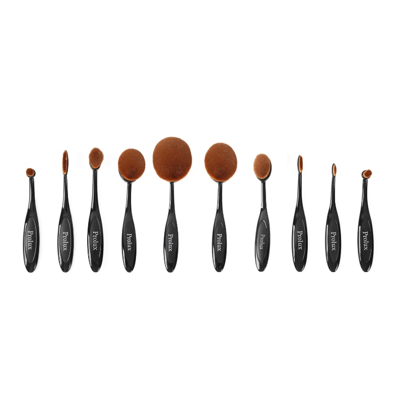 Oval Deluxe Brush Set
