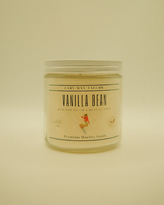 Vanilla Bean Tallow Gift Set - Whipped Moisturizer, Candle, Soap & Eye Cream | Lady May