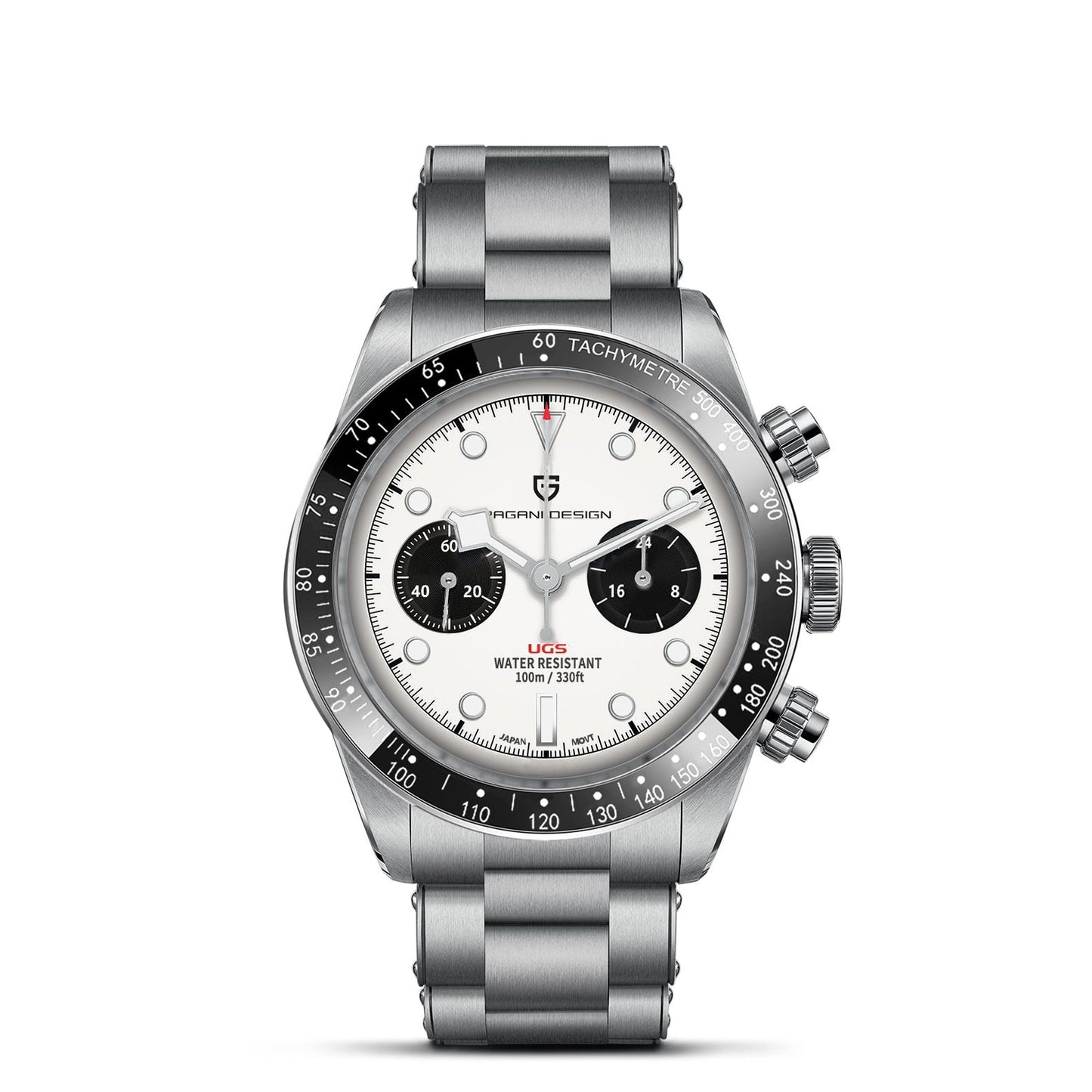 Elevate Your Style: Unveiling the 2023 New BB Panda Retro Sport Chronograph Luxury Quartz Watch for Men with Sapphire Mirror and 10Bar Waterproof Design