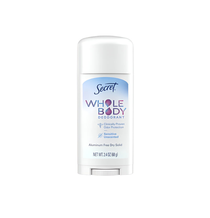Secret Whole Body Deodorant Unscented 2.4oz - New