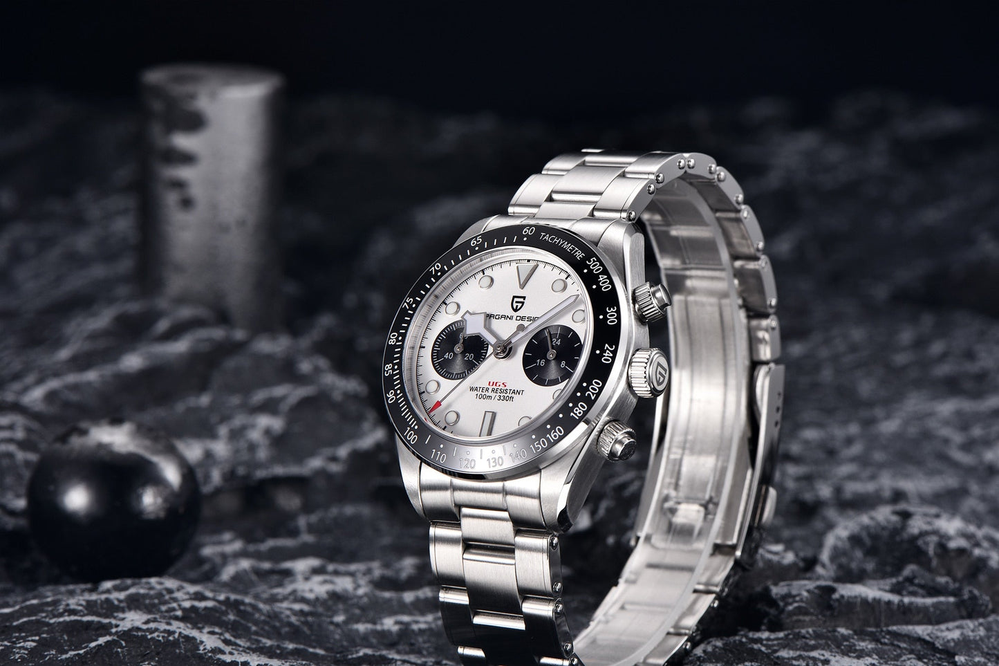 Elevate Your Style: Unveiling the 2023 New BB Panda Retro Sport Chronograph Luxury Quartz Watch for Men with Sapphire Mirror and 10Bar Waterproof Design