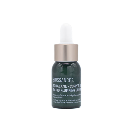 BIOSSANCE Squalane + Copper Peptide Rapid Plumping Serum 0.4oz - Imperfect Box