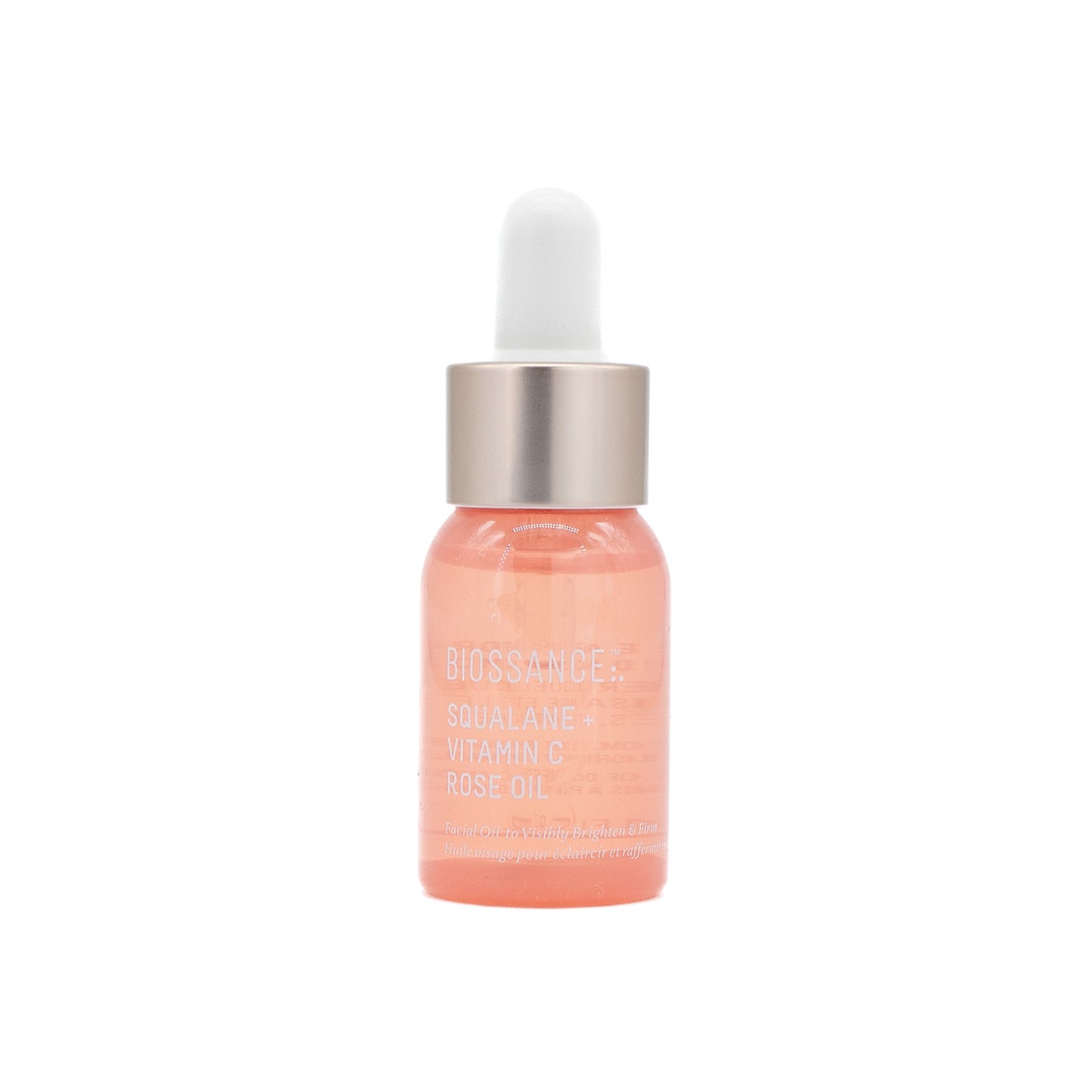 BIOSSANCE Squalane + Vitamin C Rose Oil 0.4oz - Imperfect Box